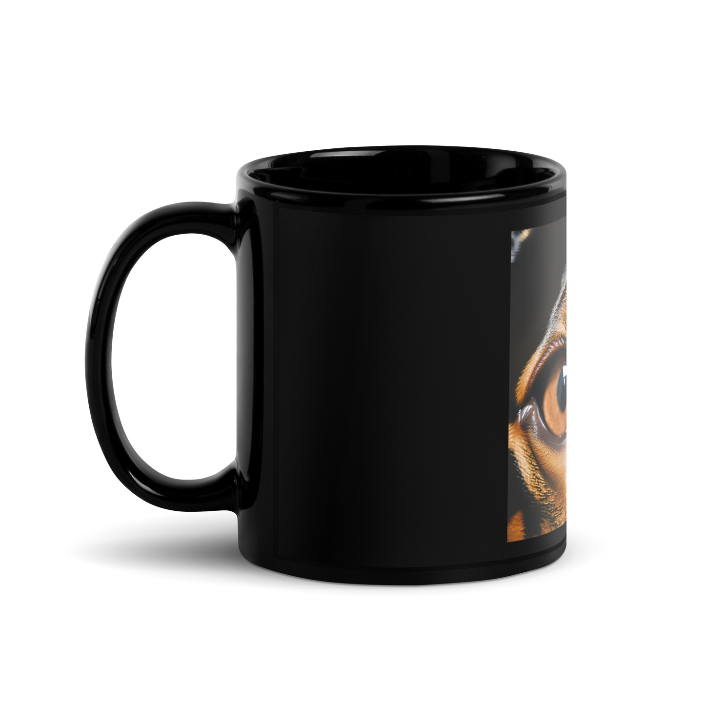 Eye 1 Black Glossy Mug