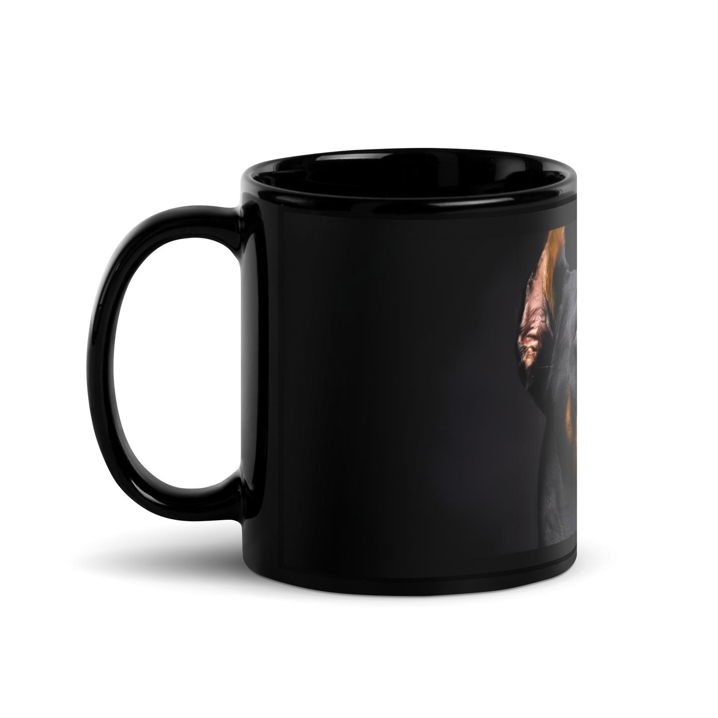 Eyes 3 Black Glossy Mug