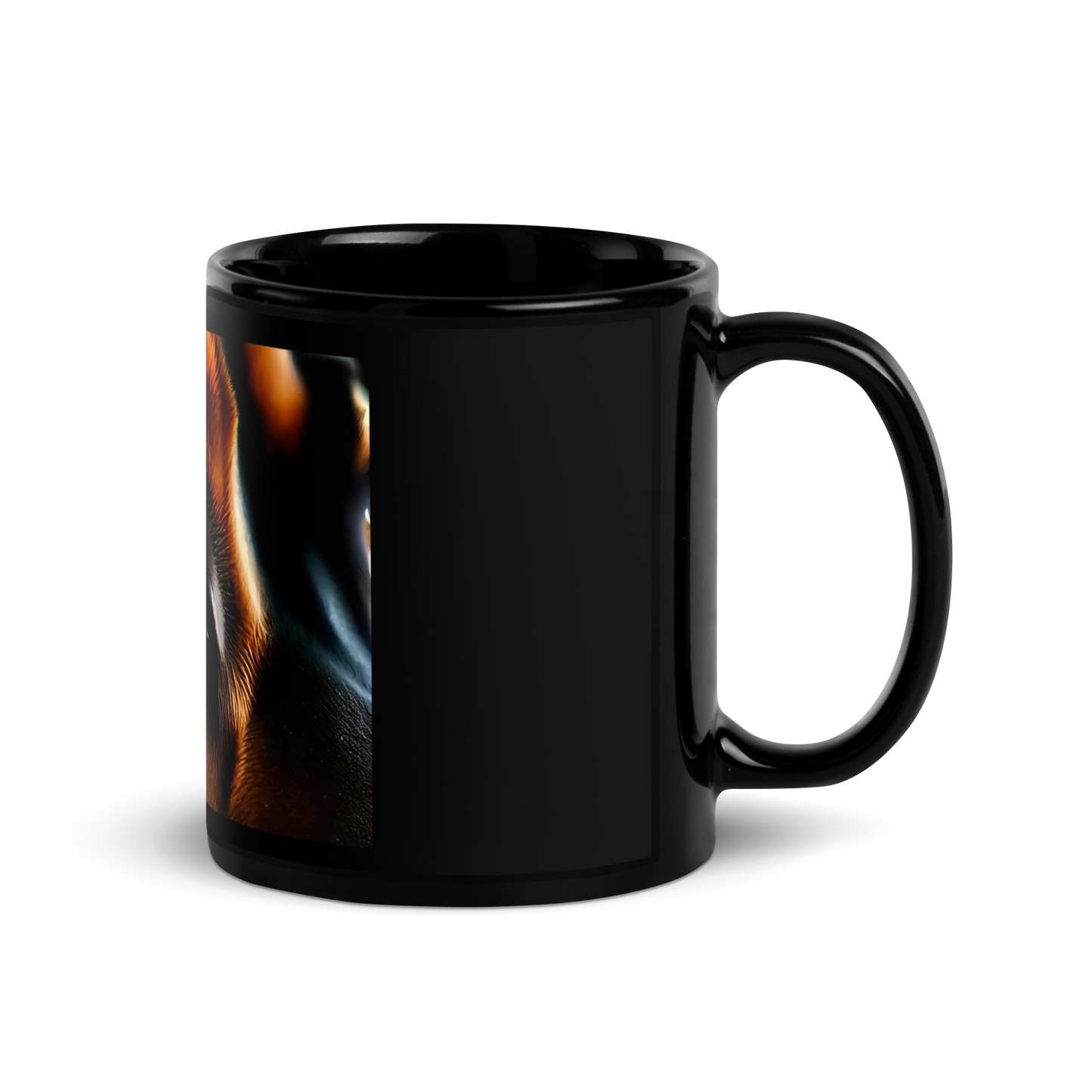 Eye 2 Black Glossy Mug