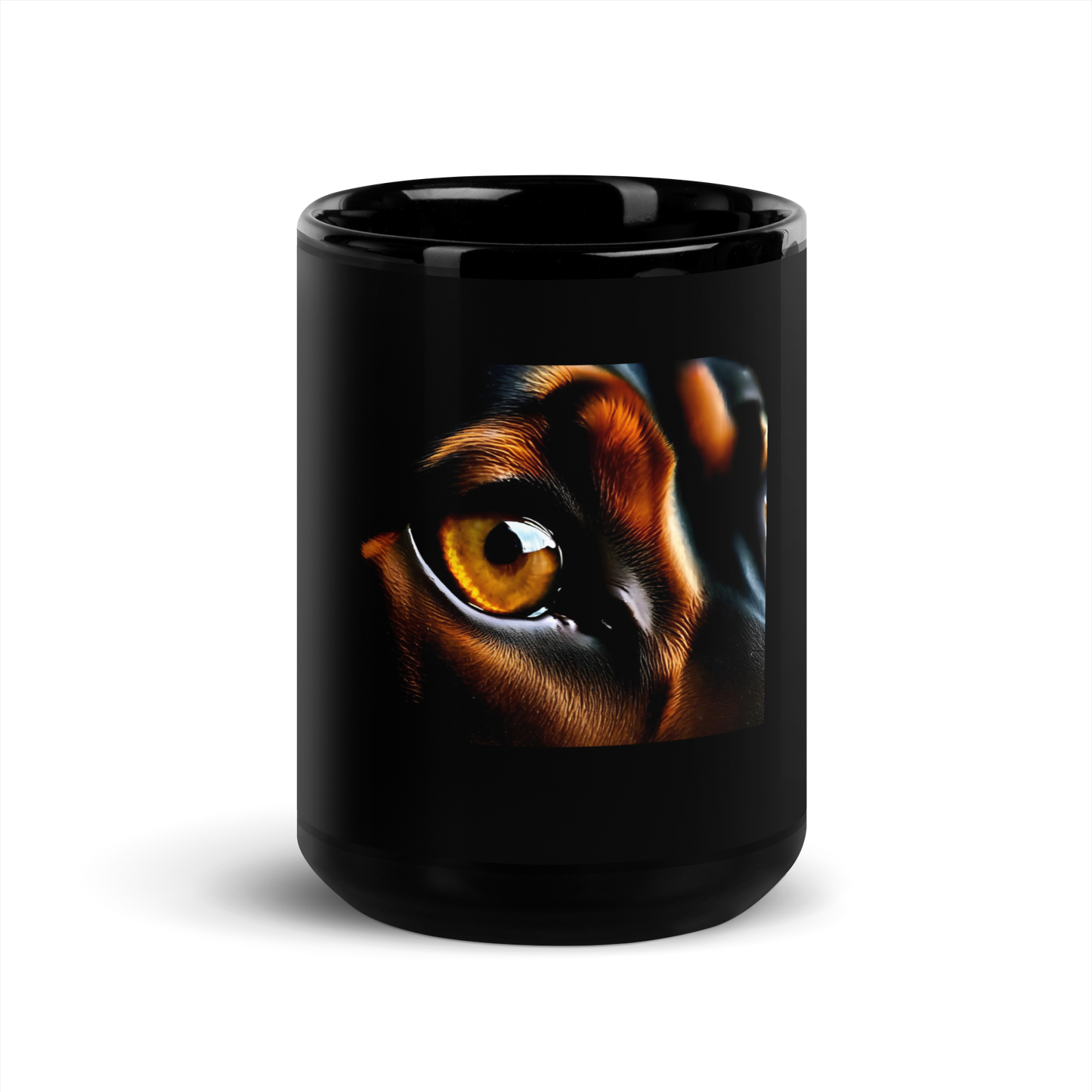 Eye 2 Black Glossy Mug