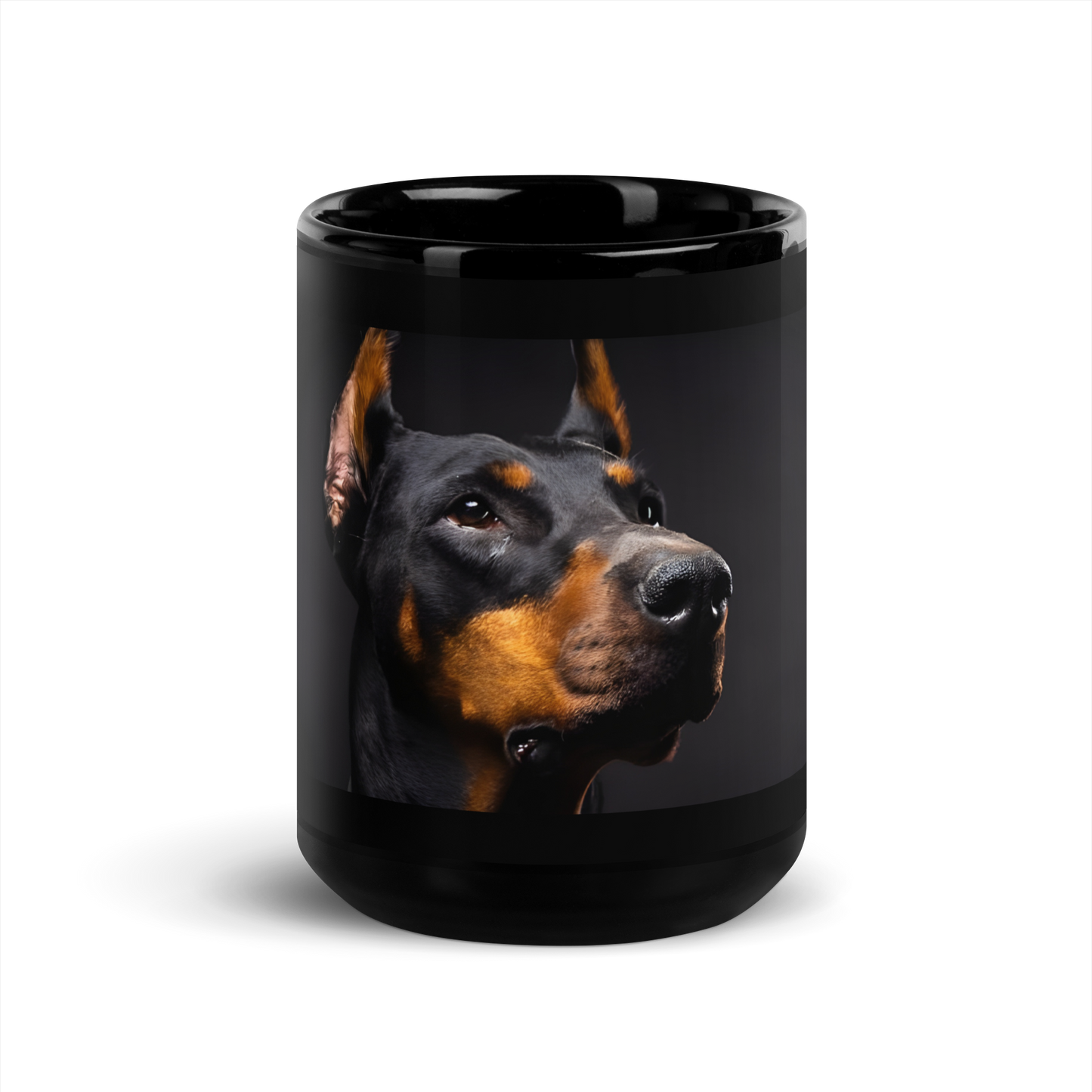 Eyes 3 Black Glossy Mug