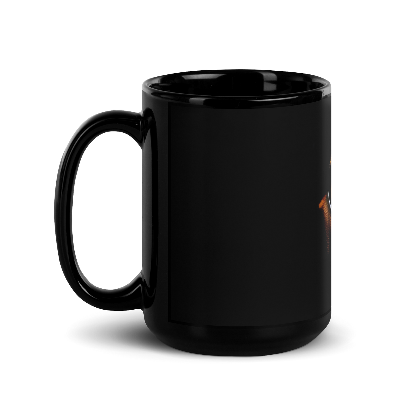 Eye 2 Black Glossy Mug