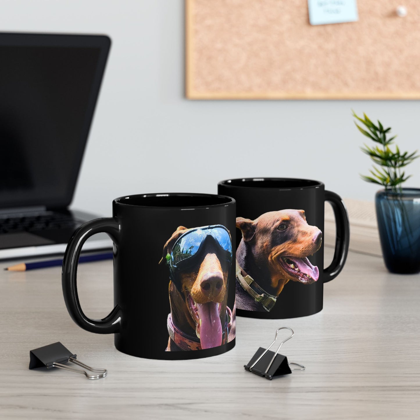 Custom Image Black Mug (11oz, 15oz) Made in USA 🇺🇸