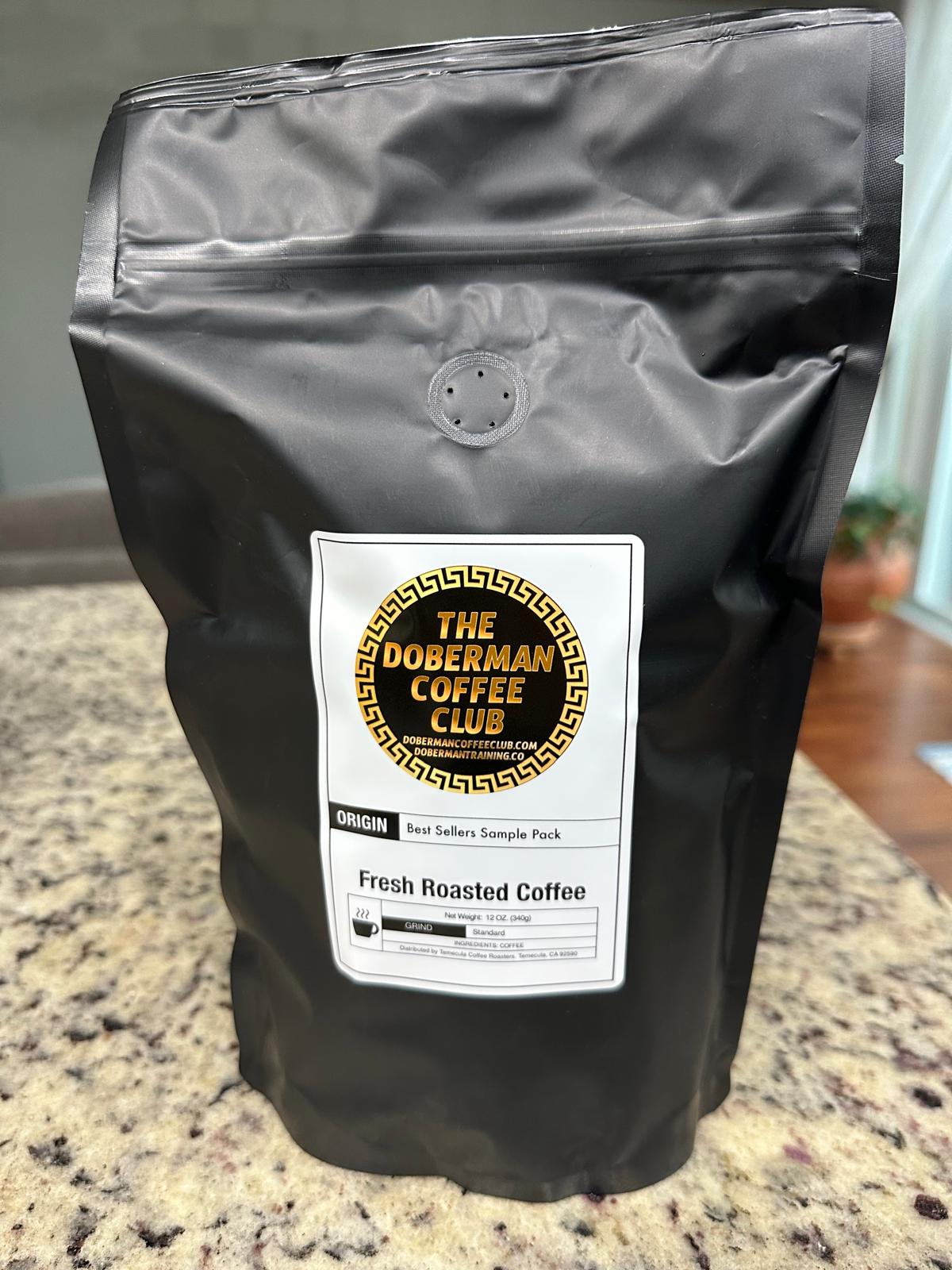 Best Sellers Sample Pack: 6Bean, Cowboy, Breakfast, Peru, Mexico, Bali