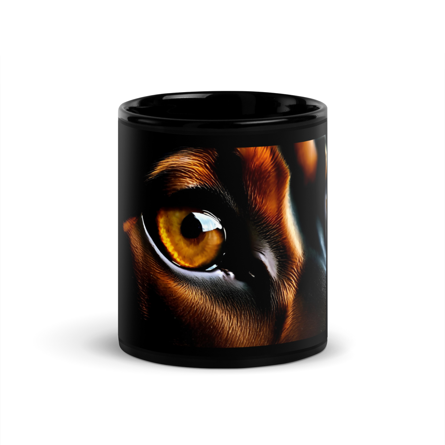 Eye 2 Black Glossy Mug