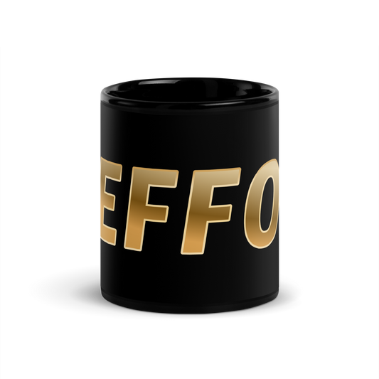 EEFFOC (COFFEE) Black Glossy Mug