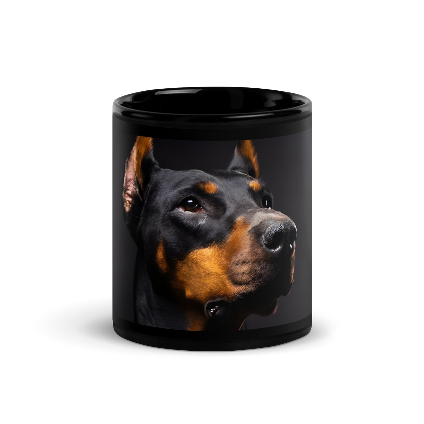 Eyes 3 Black Glossy Mug