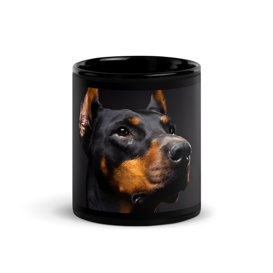 Eyes 3 Black Glossy Mug