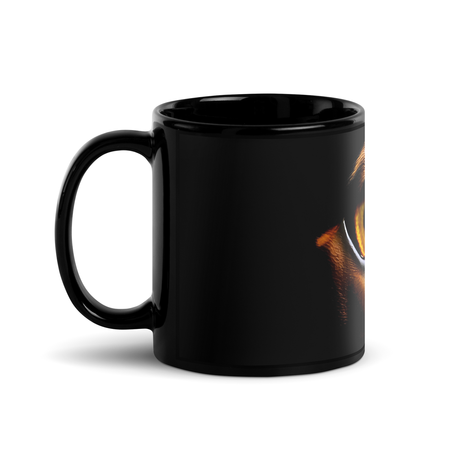 Eye 2 Black Glossy Mug