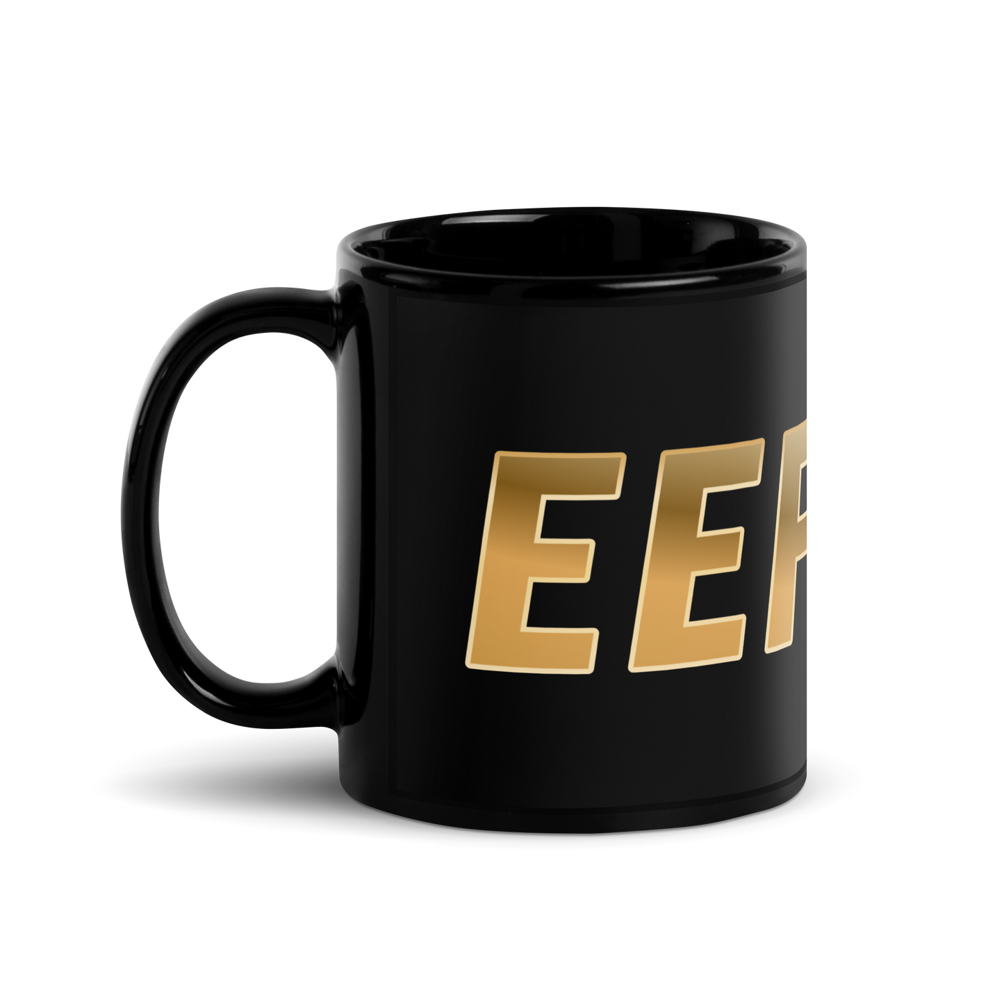 EEFFOC (COFFEE) Black Glossy Mug