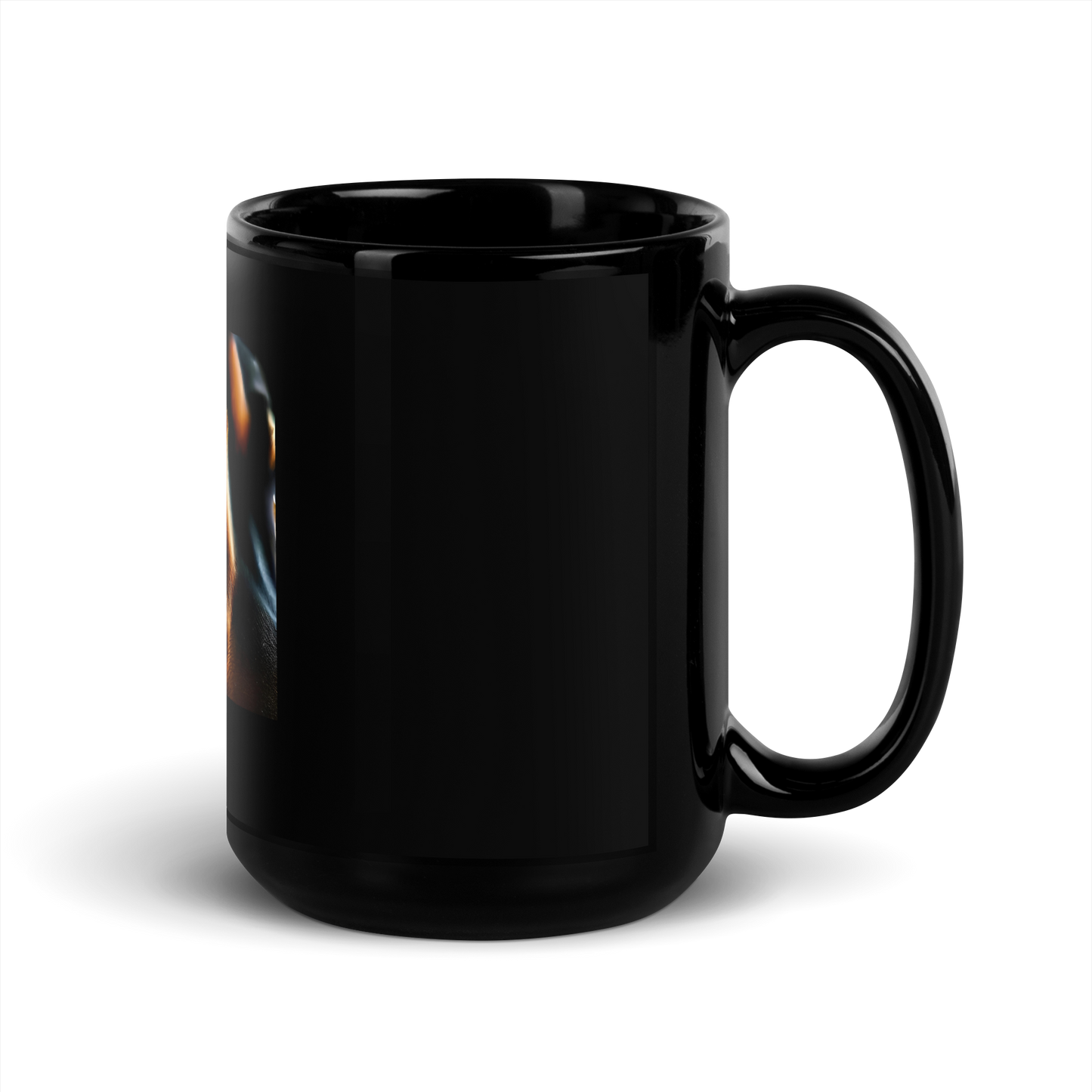 Eye 2 Black Glossy Mug