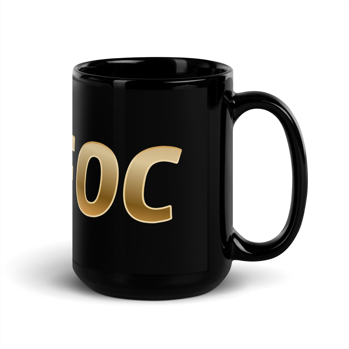 EEFFOC (COFFEE) Black Glossy Mug