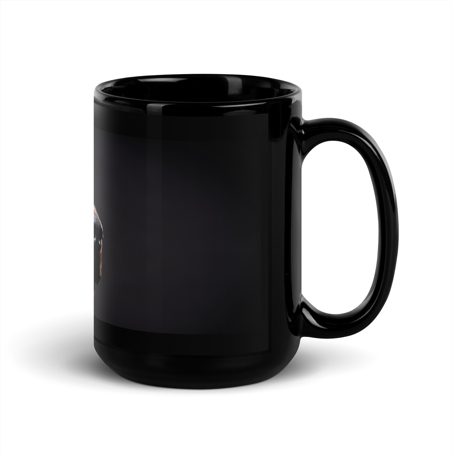 Eyes 3 Black Glossy Mug